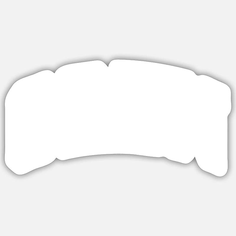 Crew - Sticker size S (10 x 10 cm) - white matte