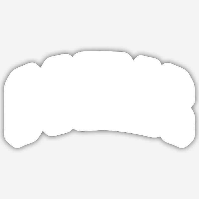 Osiris - Sticker taille S (10 x 10 cm) - blanc mat