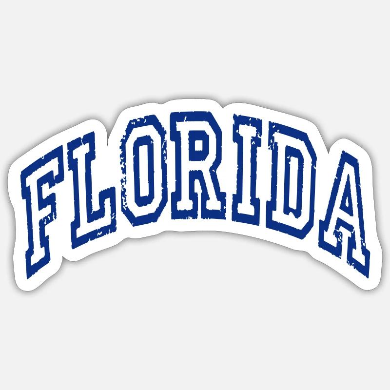Florida - Sticker Größe S (10 x 10 cm) - Mattweiß
