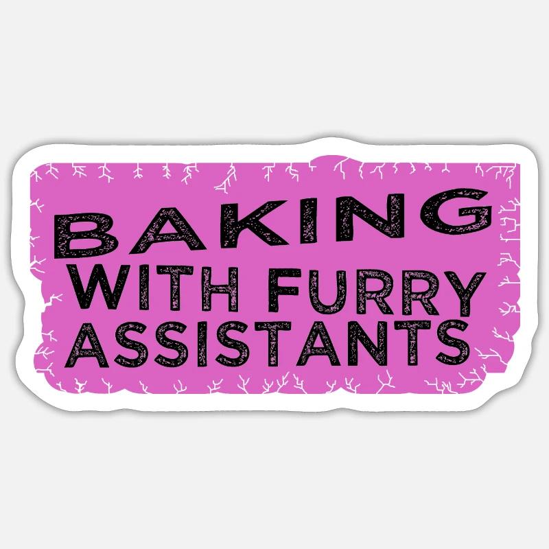 Conseils de cuisson impressionnants pour les habitats des animaux - Sticker taille S (10 x 10 cm) - blanc mat