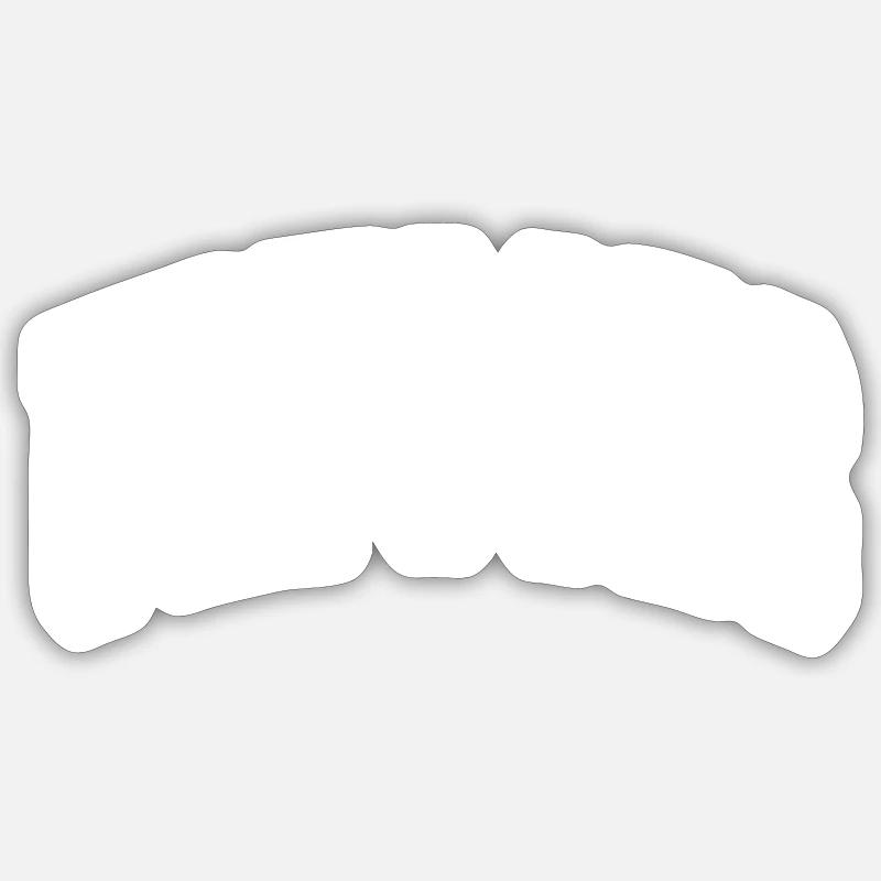 Ulysses - Sticker size S (10 x 10 cm) - white matte