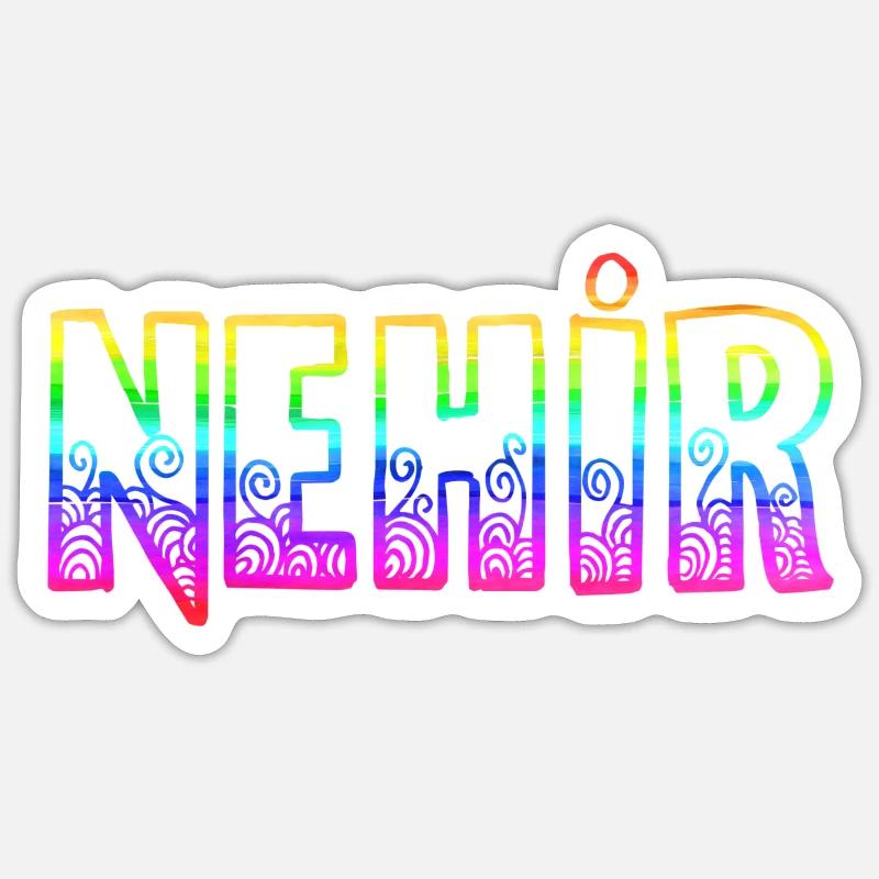 Nehir RS Rainbow Sticker size S (10 x 10 cm)