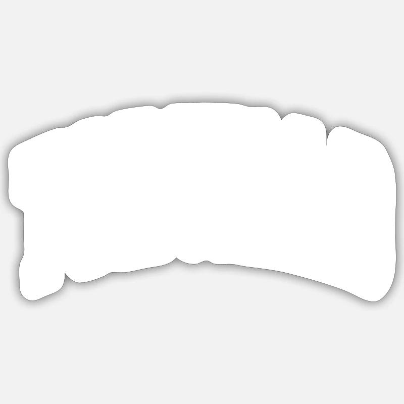 Torwald - Sticker size S (10 x 10 cm) - white matte