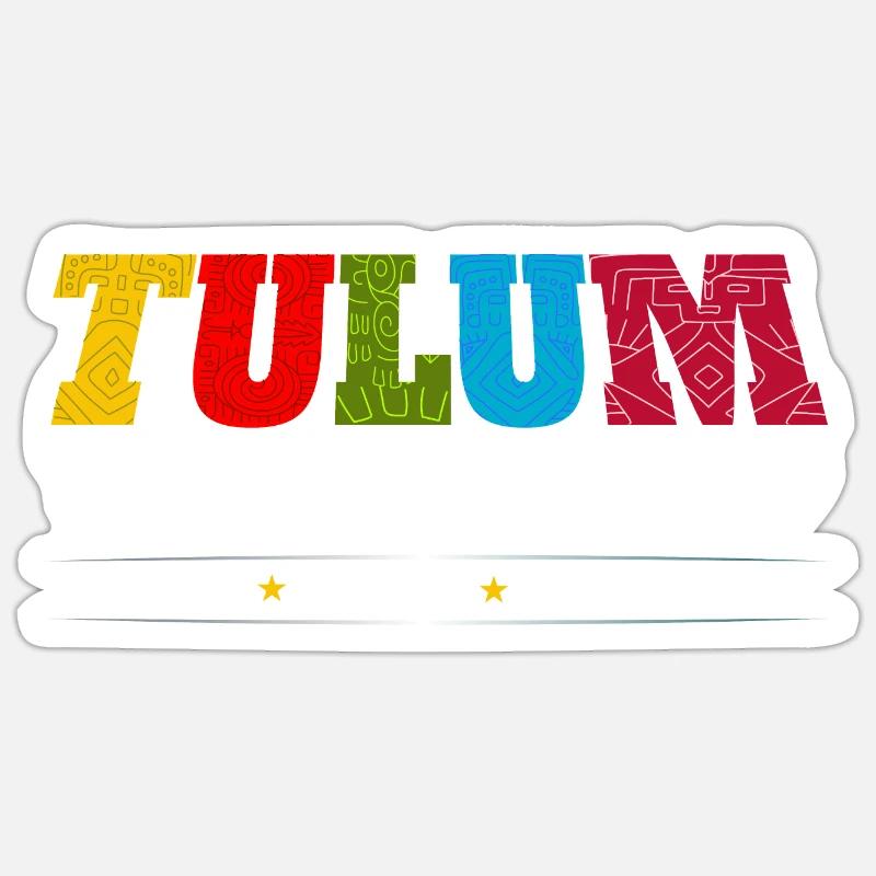Tulum Mexico Sticker Größe S (10 x 10 cm)