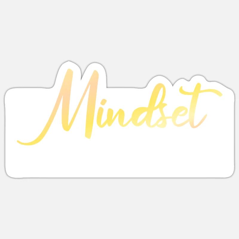 Mindset is everything Sticker size S (10 x 10 cm)