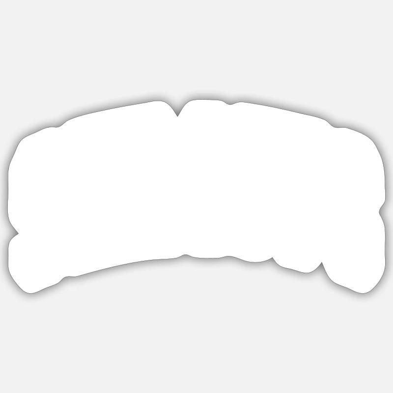 Serge - Sticker taille S (10 x 10 cm) - blanc mat
