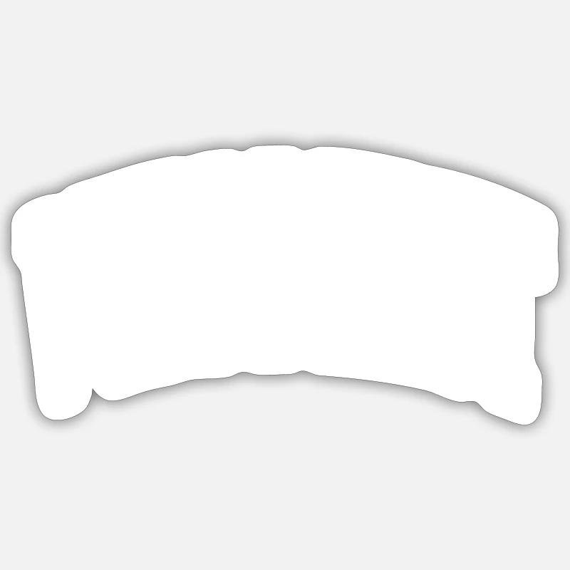 Vincent - Sticker Größe S (10 x 10 cm) - Mattweiß
