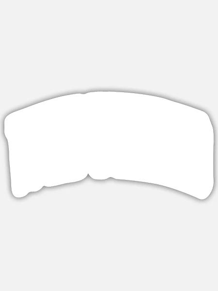 Widukind - Sticker Größe S (10 x 10 cm) - Mattweiß