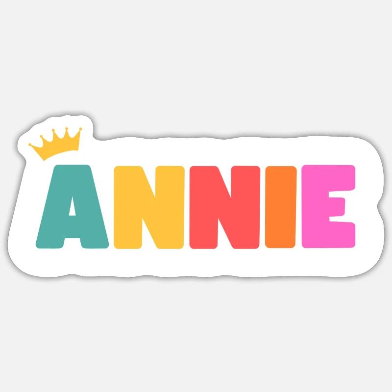 Annie! Customizable Sticker size S (10 x 10 cm)