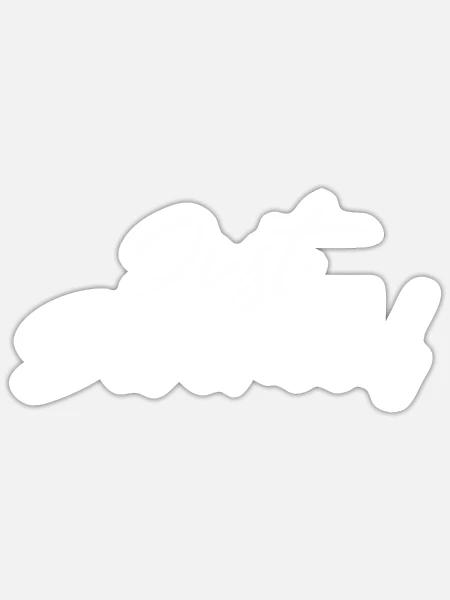 Just divorced - Scheidung - Sticker Größe S (10 x 10 cm) - Mattweiß