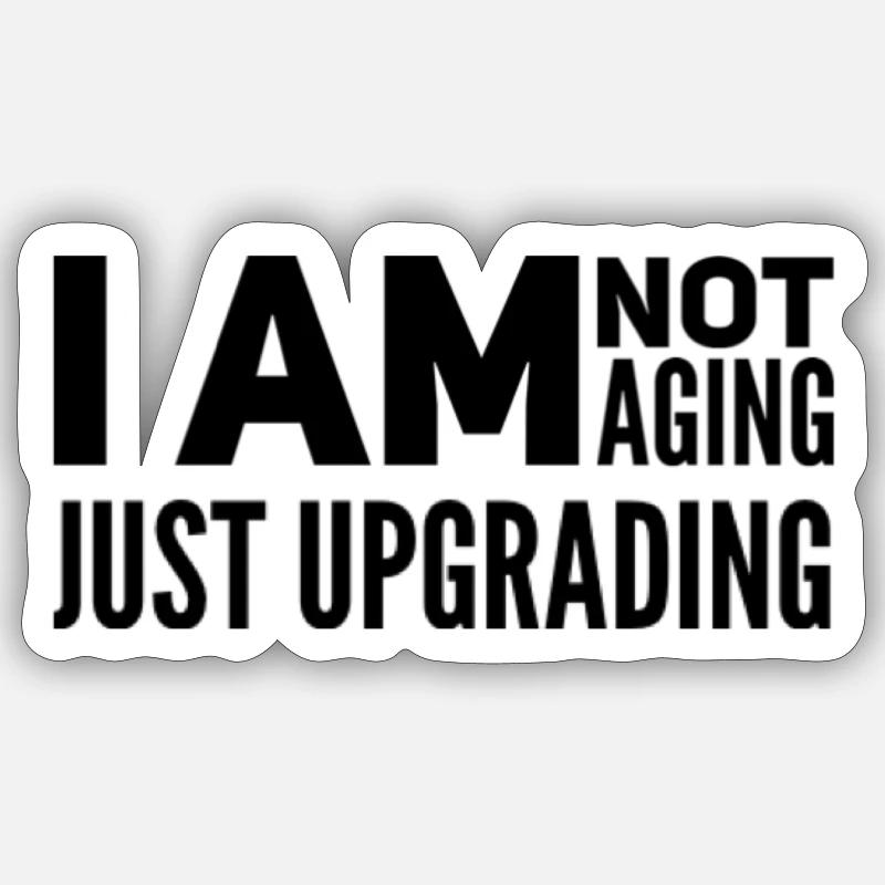 50th Birthday Gift Idea - Sticker size S (10 x 10 cm) - white matte