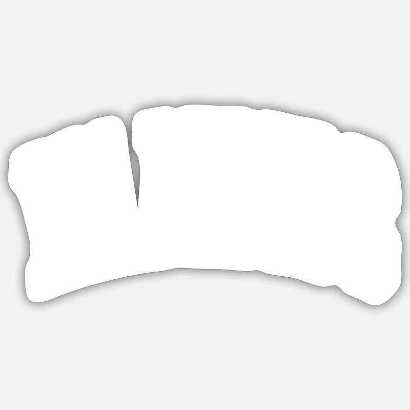 Yannis - Sticker taille S (10 x 10 cm) - blanc mat