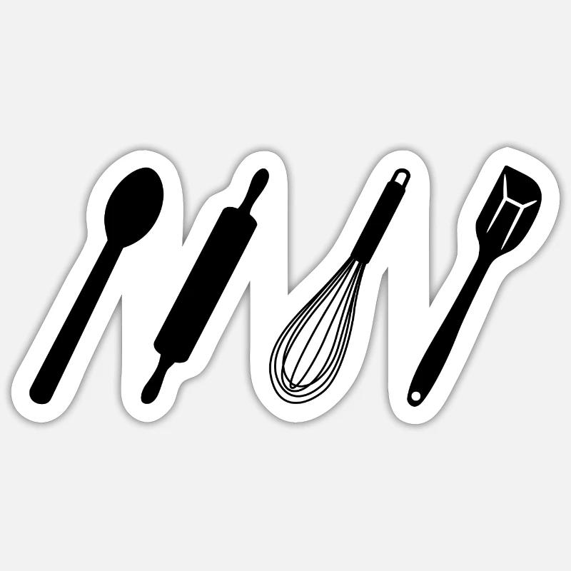 Baking Tools Sticker size S (10 x 10 cm)