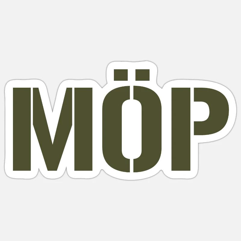 MOP Sticker Größe S (10 x 10 cm)