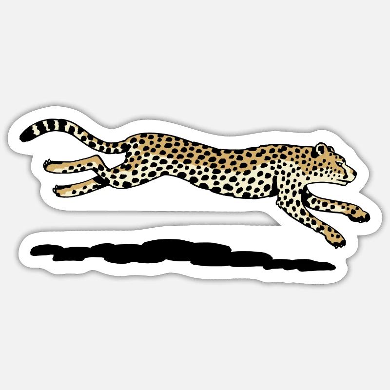 Cheetah Sticker size S (10 x 10 cm)