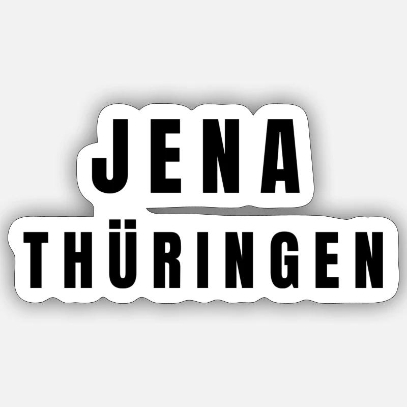 Jena, Thuringia Sticker size S (10 x 10 cm)