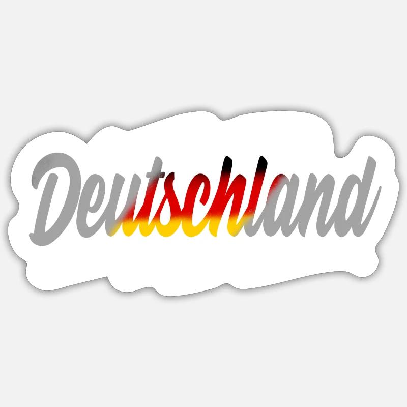 Germany - Sticker size S (10 x 10 cm) - white matte