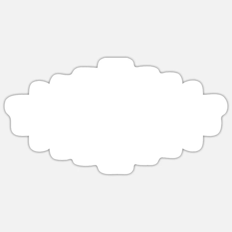 Profession : Pompiste - Sticker taille S (10 x 10 cm) - blanc mat