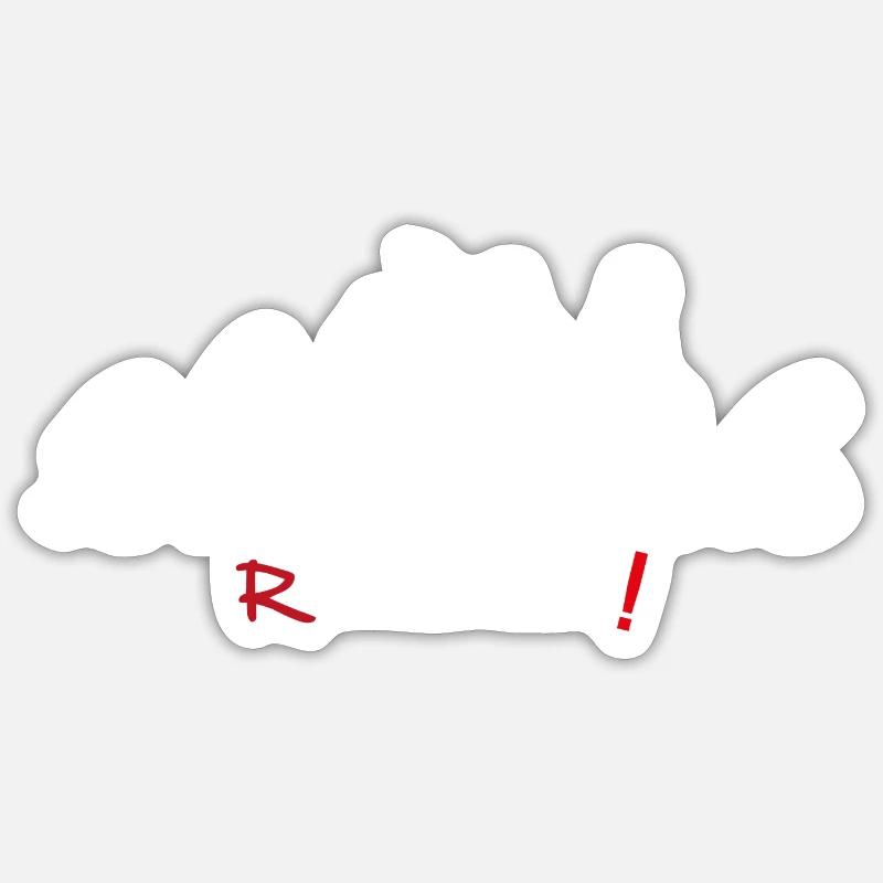 Revolution - Evolution Man Fun Twist 13 Sticker Größe S (10 x 10 cm)