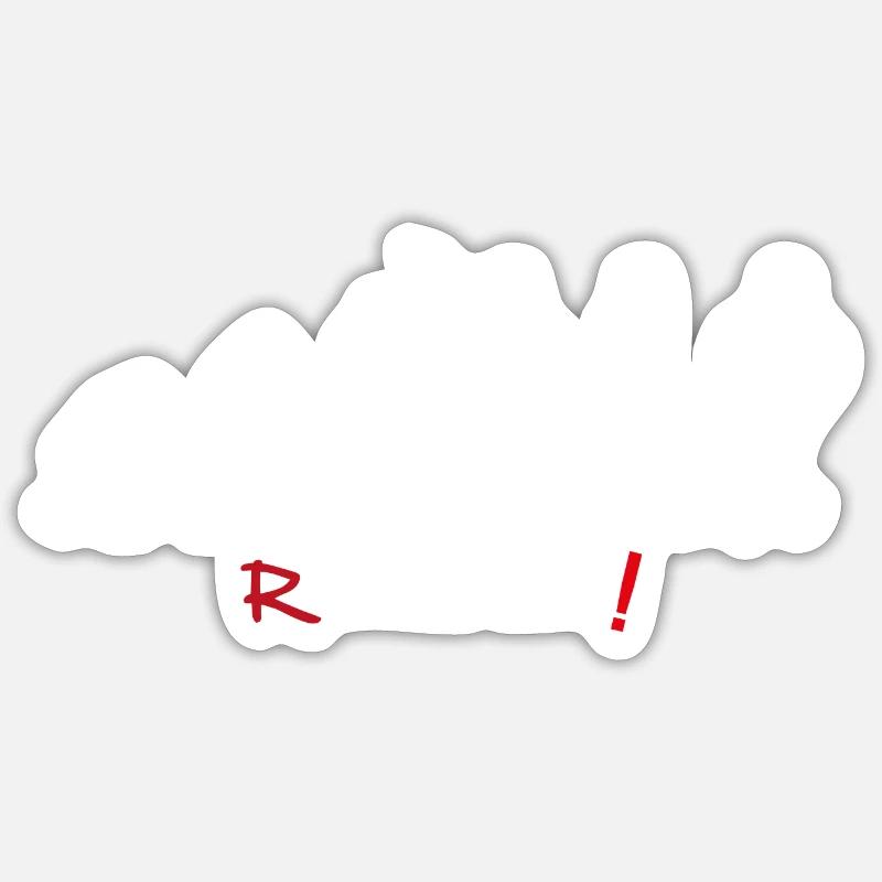 Revolution - Evolution Fun Spin 23 Homme Sticker taille S (10 x 10 cm)