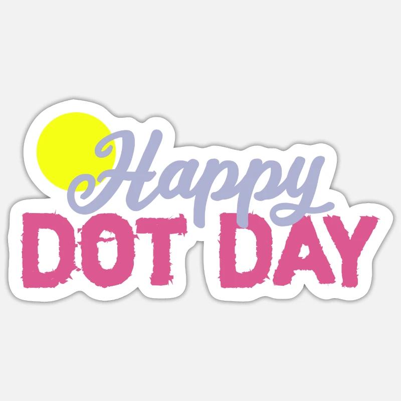 Points day as sun Sticker size S (10 x 10 cm)