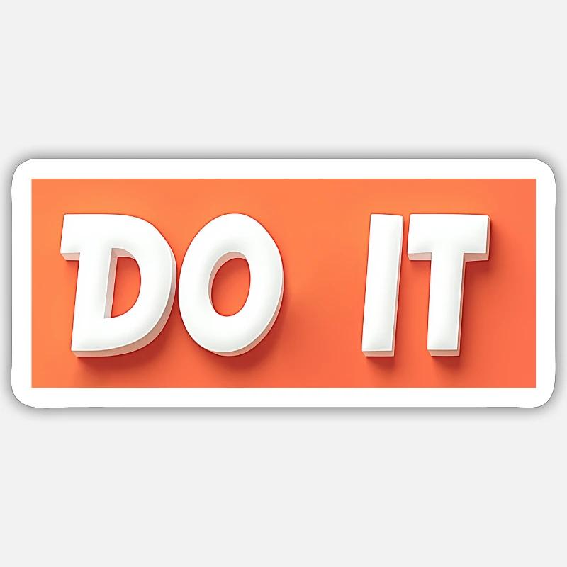DO IT! Customizable Sticker size S (10 x 10 cm)