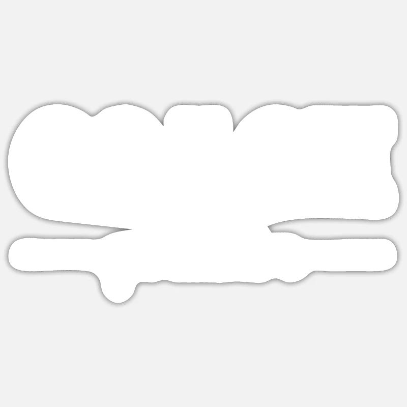 Coach Wer - Sticker Größe S (10 x 10 cm) - Mattweiß
