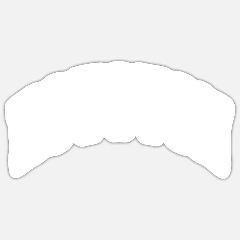 Houston - Sticker taille S (10 x 10 cm) - blanc mat