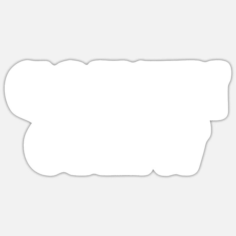 cousin crew - Sticker size S (10 x 10 cm) - white matte