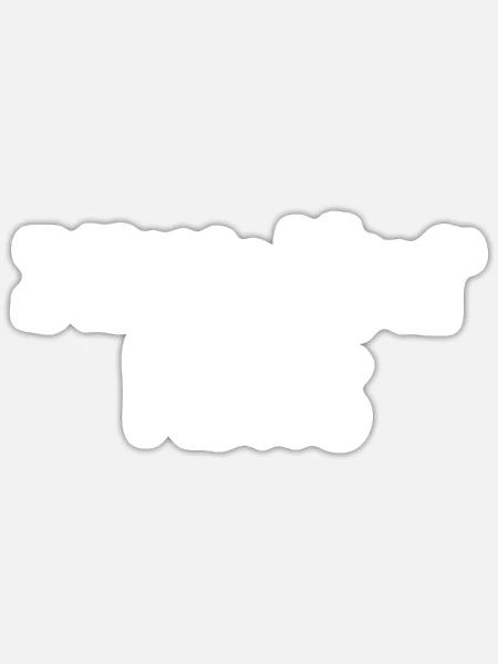 Ich habe deine Hose - Sticker Größe S (10 x 10 cm) - Mattweiß