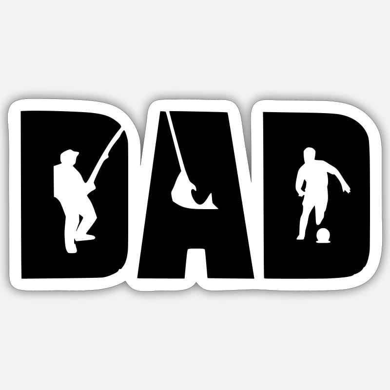 DAD Sticker size S (10 x 10 cm)