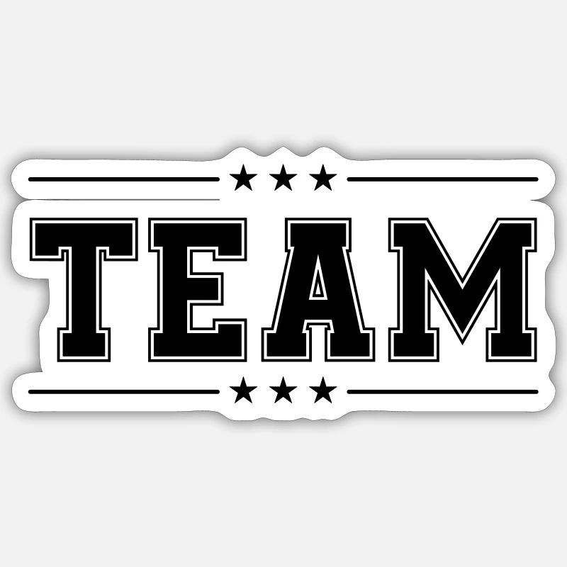Team 01 Sticker size S (10 x 10 cm)