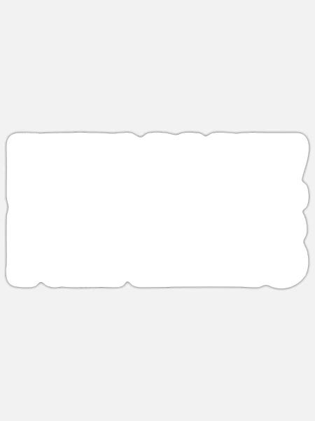 kein platz für nazis - Sticker Größe S (10 x 10 cm) - Mattweiß