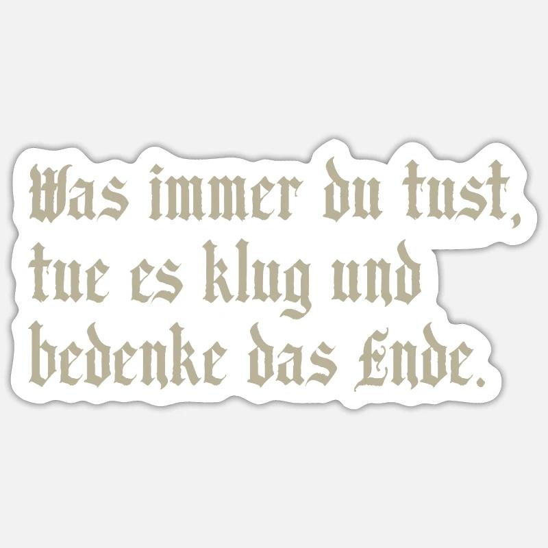 Sticker Größe S (10 x 10 cm) - 