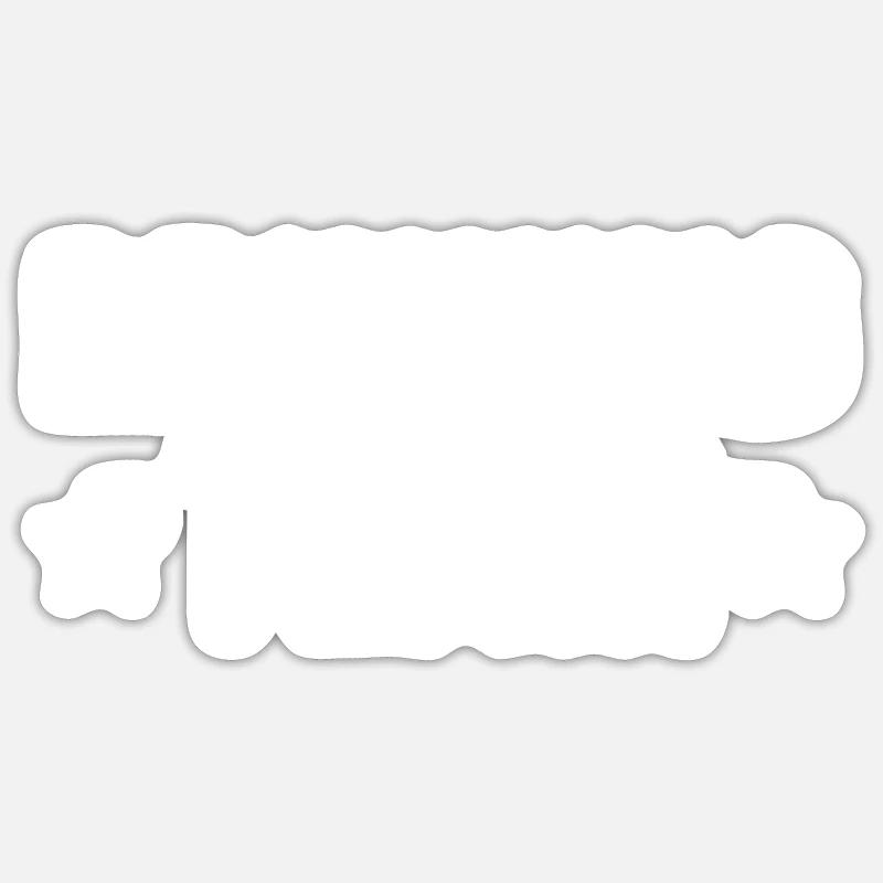 Équipe de boisson - Sticker taille S (10 x 10 cm) - blanc mat