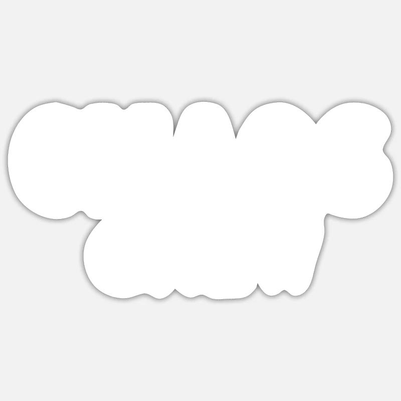 Équipage du Chaos - Sticker taille S (10 x 10 cm) - blanc mat