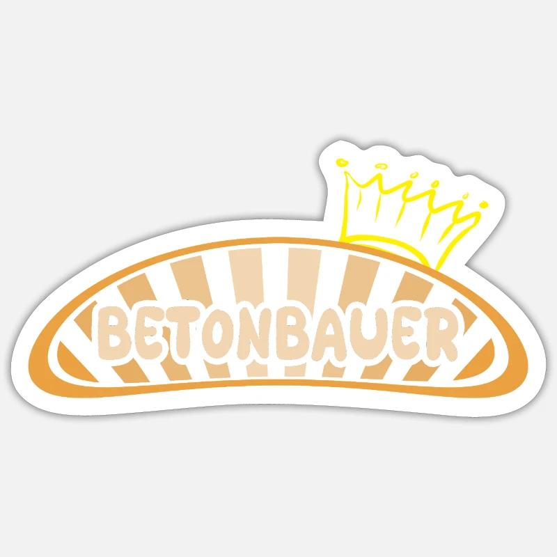 Gift for concrete worker Sticker size S (10 x 10 cm)