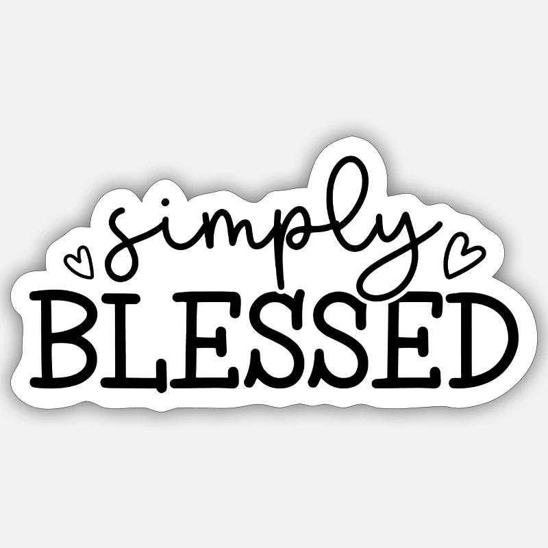 béni - Sticker taille S (10 x 10 cm) - blanc mat