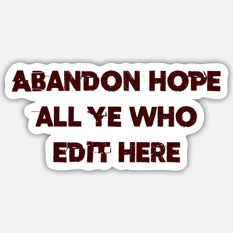 Sticker size S (10 x 10 cm) - 