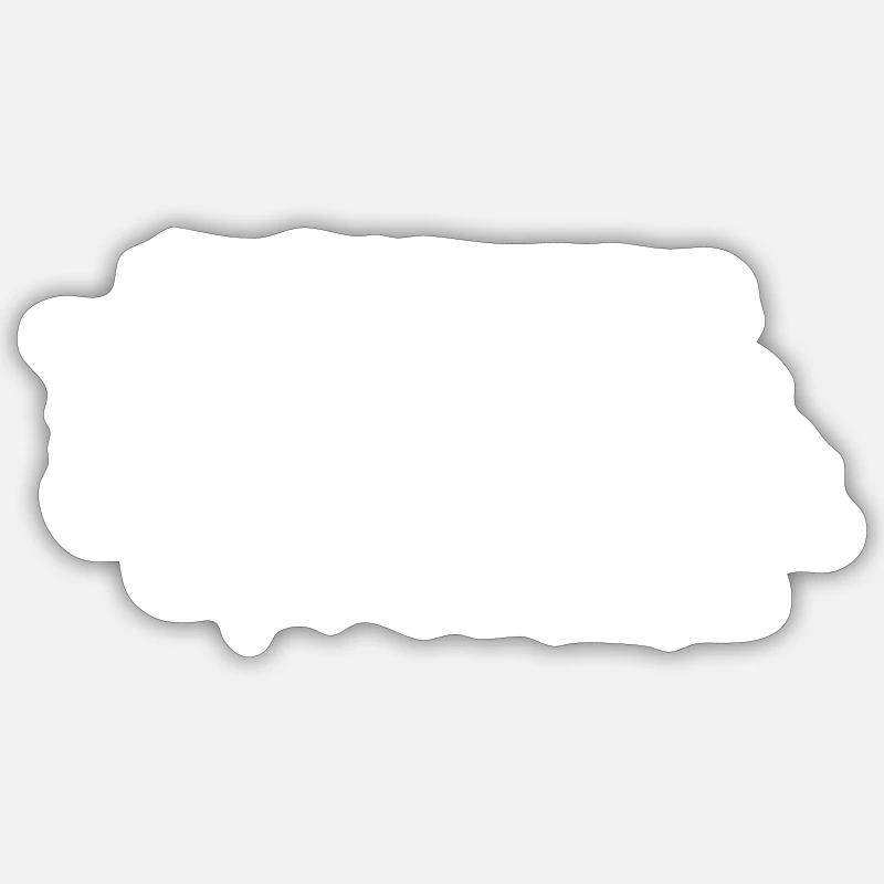Yoga - Sticker Größe S (10 x 10 cm) - Mattweiß