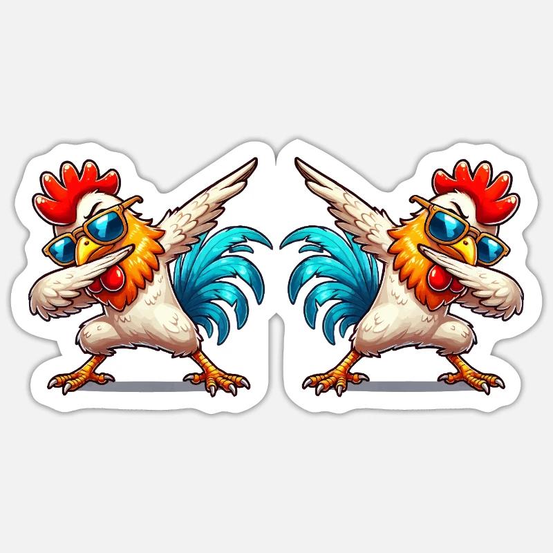 Dabbing 2 Sticker size S (10 x 10 cm)
