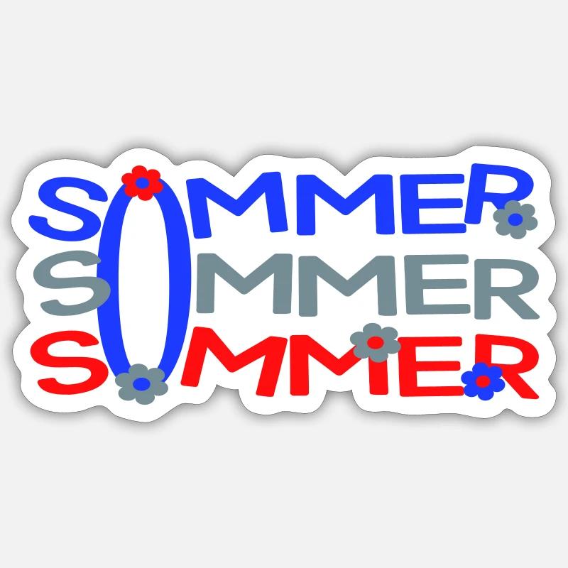 Summer Sticker size S (10 x 10 cm)