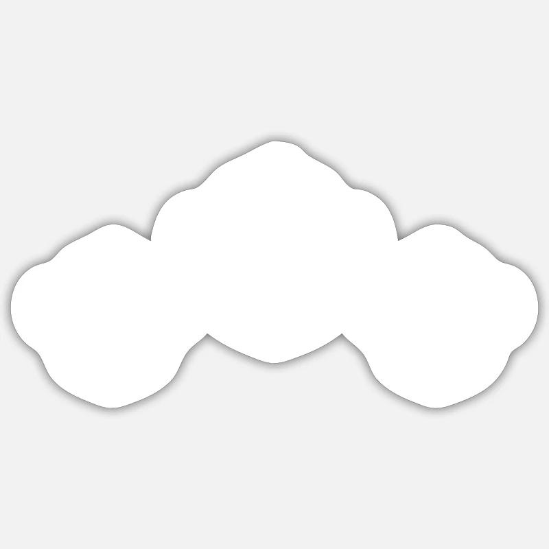 Monkey Party Team - Sticker size S (10 x 10 cm) - white matte