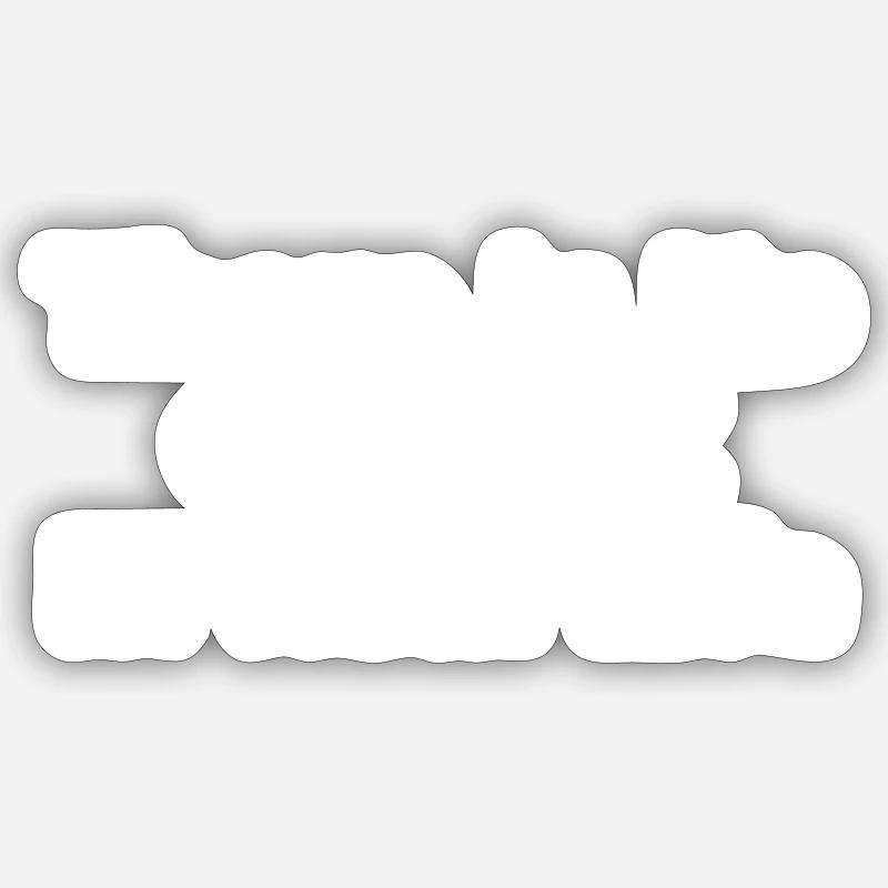 Pas de Ctrl + Z dans le réel Sticker taille S (10 x 10 cm)