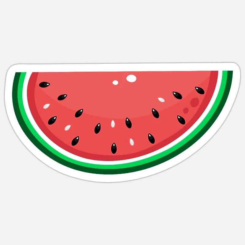 Wassermelone Design Scheibe Sticker Größe S (10 x 10 cm)