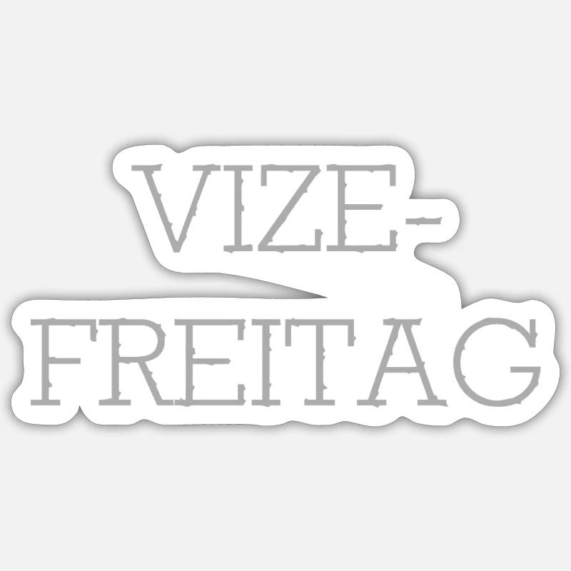 Vize-Freitag Sticker Größe S (10 x 10 cm)
