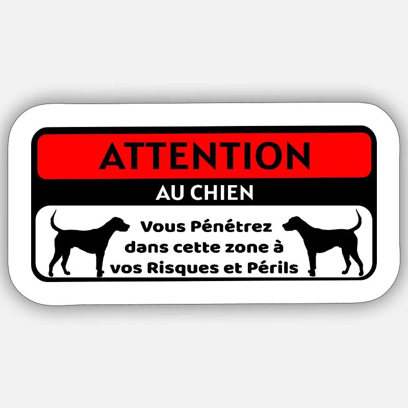 Dog Sticker taille S (10 x 10 cm)