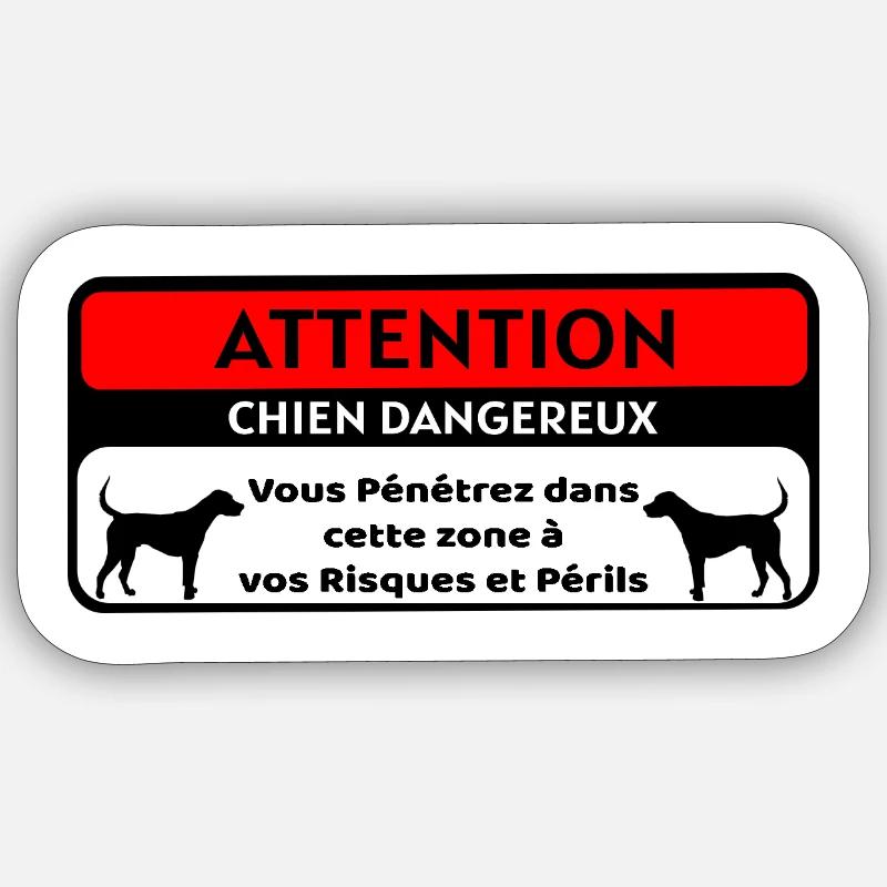 Dog Sticker taille S (10 x 10 cm)