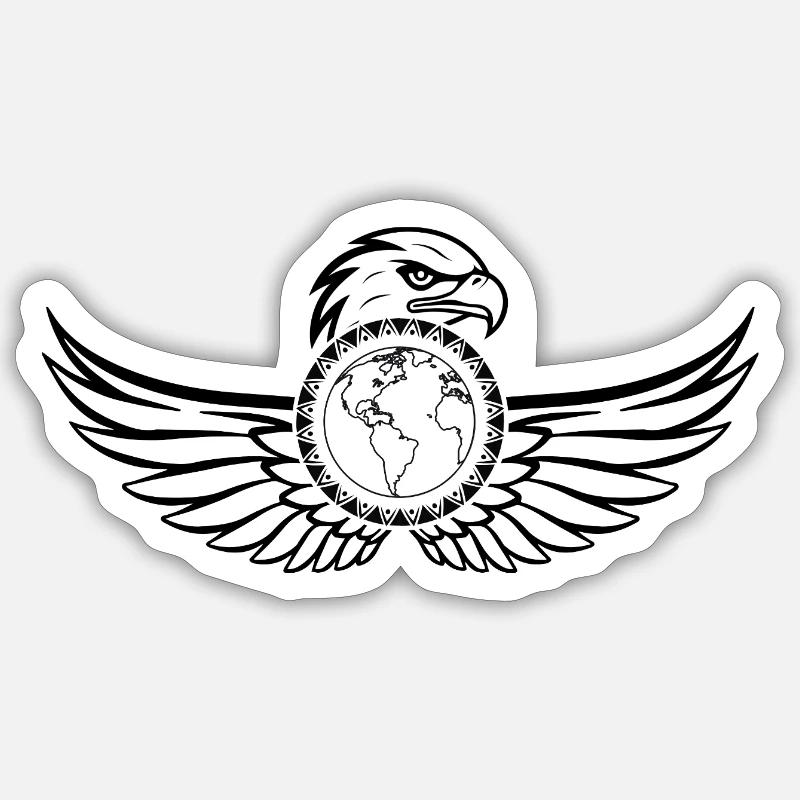 The Weld protected by an eagle Sticker size S (10 x 10 cm)