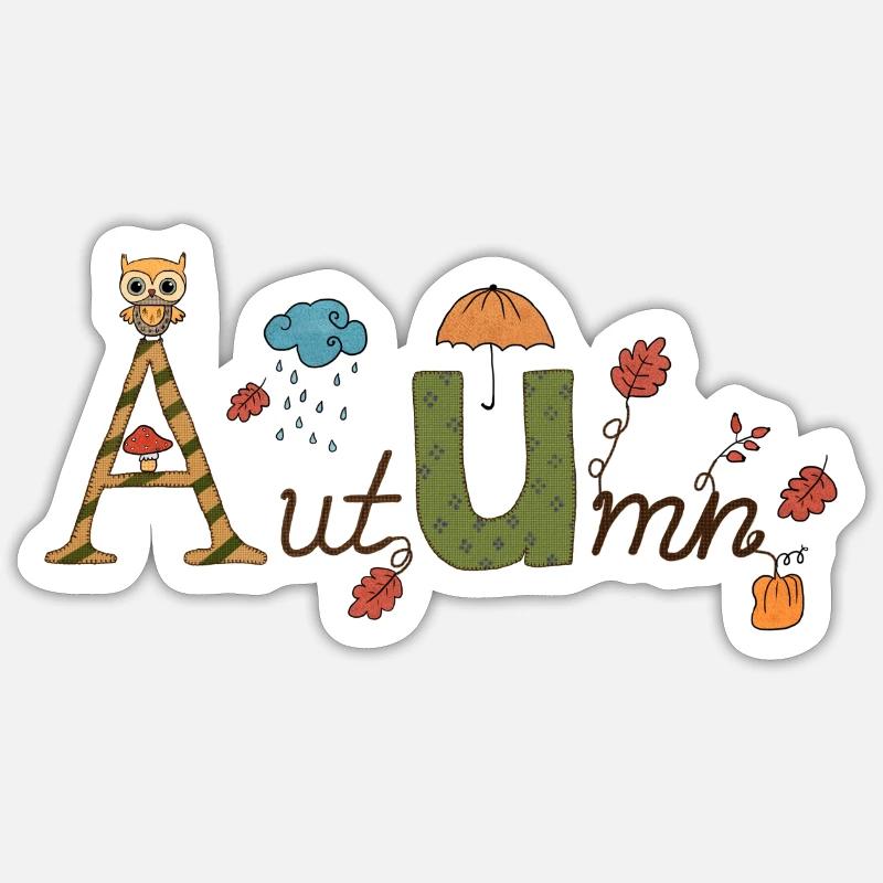10_Herbst Sticker taille S (10 x 10 cm)